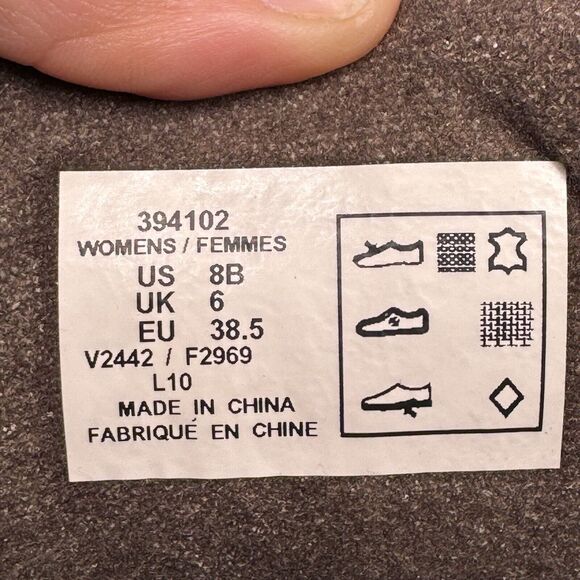 Lands End Womens Brown Casual Suede 394102 Mid Calf Winter Boots Size 8 B - Picture 8 of 9